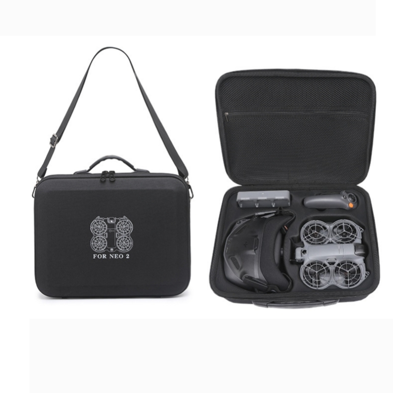 Drone Rc N3 3 Batteries - Hard Case for DJI Neo 2,
