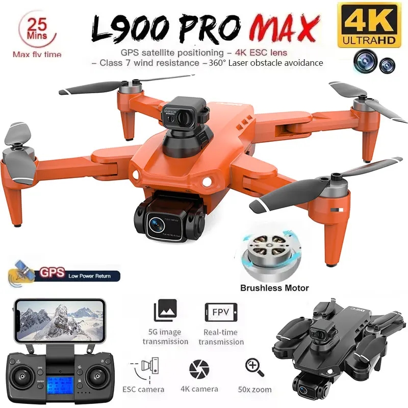 Drone Rc Team City - L900 Pro MAX GPS Drone 4K