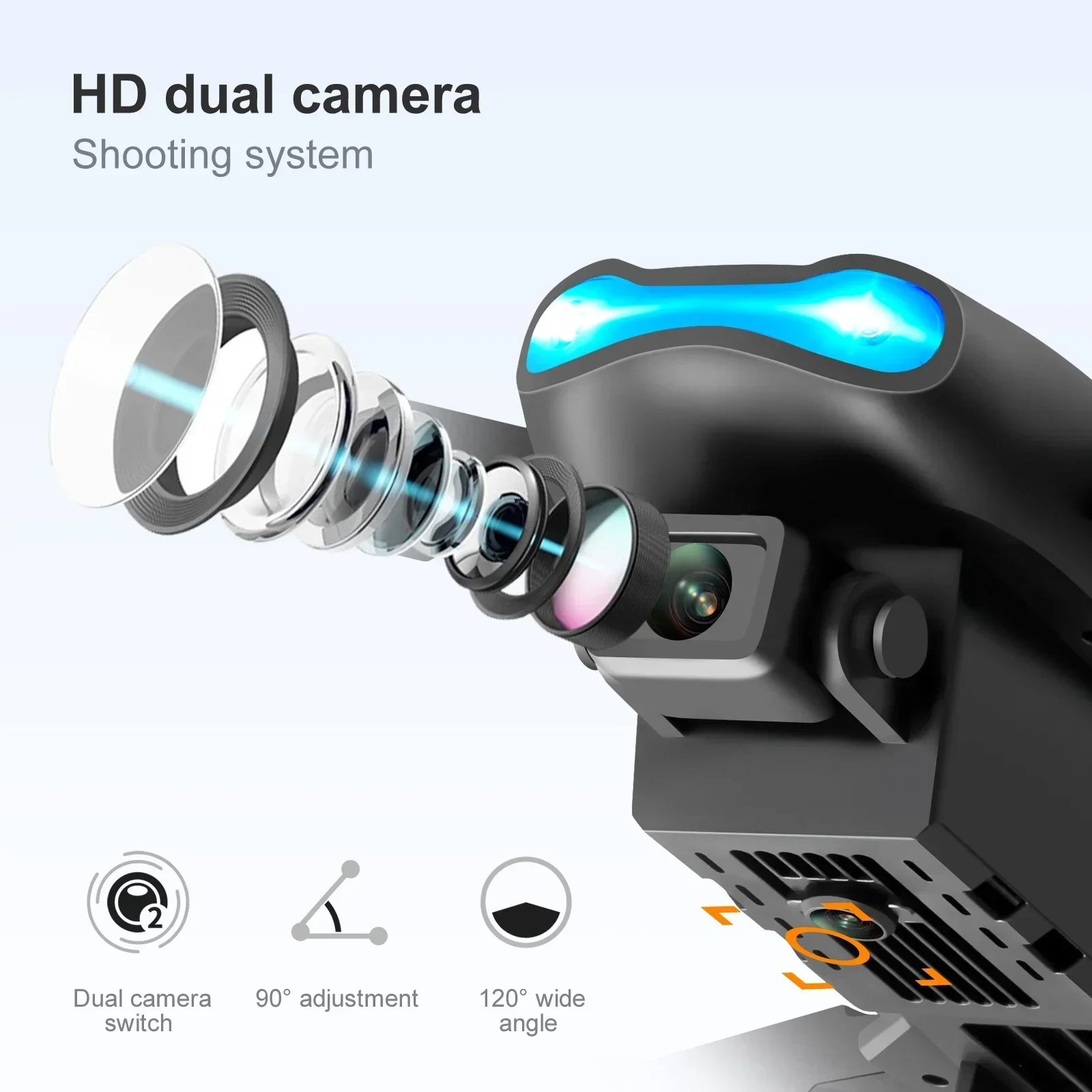 Drone Rc E99 Pro - E99 K3 Pro 4K Drone Foldable