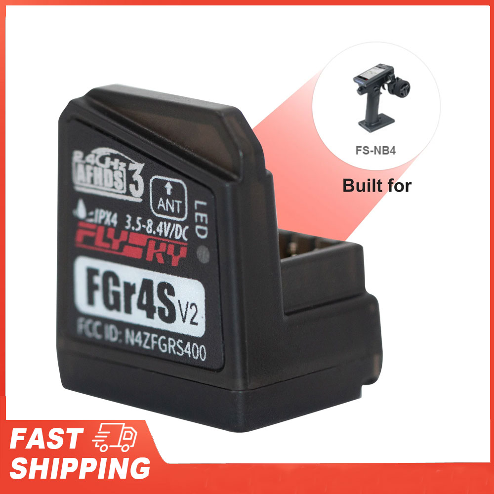Joystick Rc Drone - Flysky FGR4S V2 Receiver AFHDS Single-Antenna
