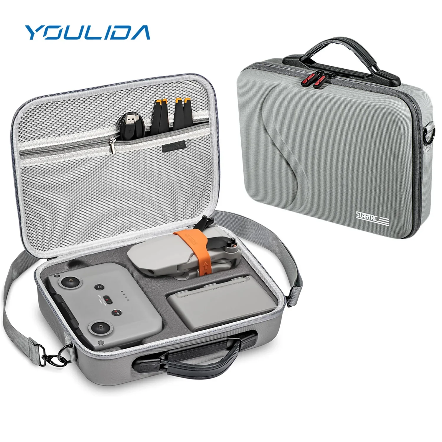 Drone Carrying Bag - Mini 2 Shoulder Bag PU Portable
