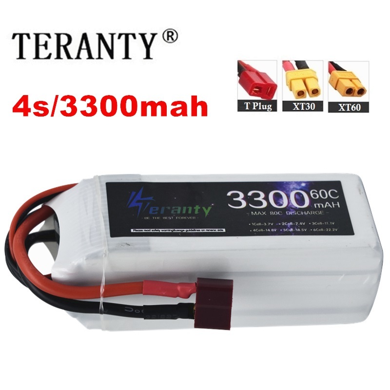 Drone Carrera Rc - LiPo Rechargeable Battery 4S 3300mAh 60C