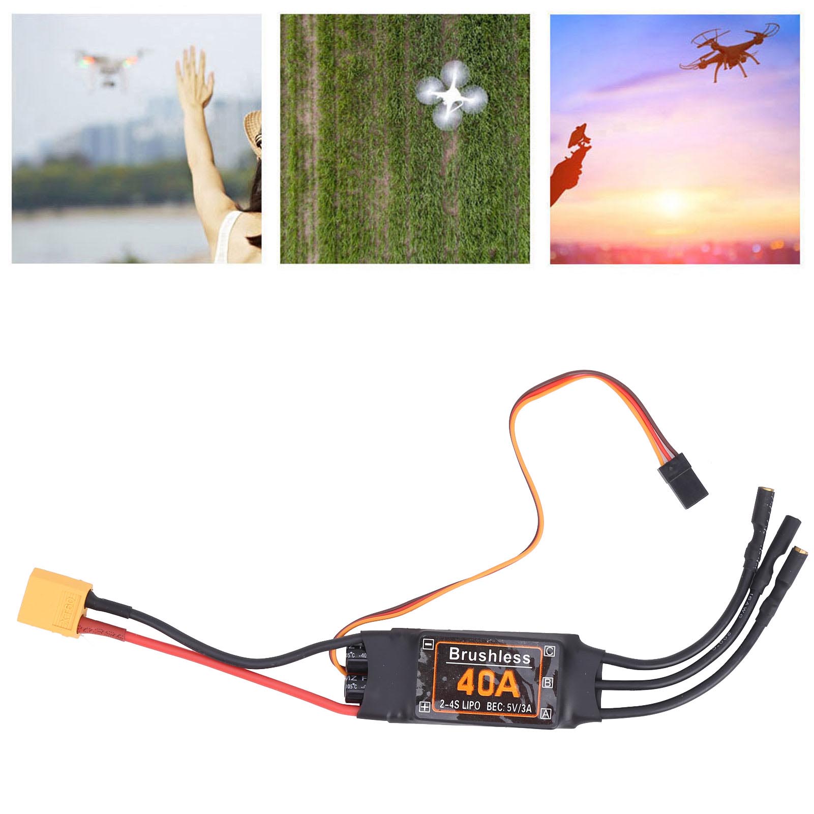 Drone Rc Accessories - 40A Brushless ESC Speed Controller RC