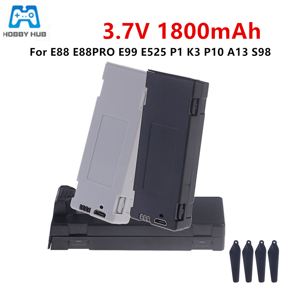 Drone Rc E99 - For E88 Battery Rechargeable Battery 3.7V