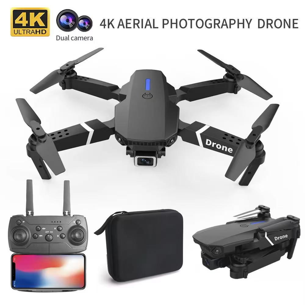Drone Rc Team City - Professional Drone E88 4k wide-angle HD