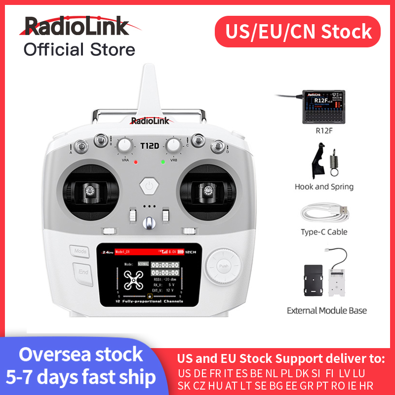 Joystick Rc Drone - Radiolink T12D ELRS 12 Channels Transmitter,Receiver