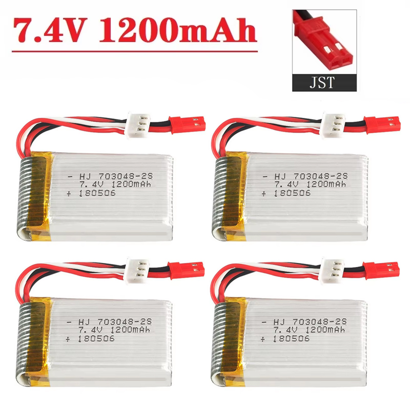 Drone Rc Board - Lipo Battery 2S 7.4V 1200mAh 703048