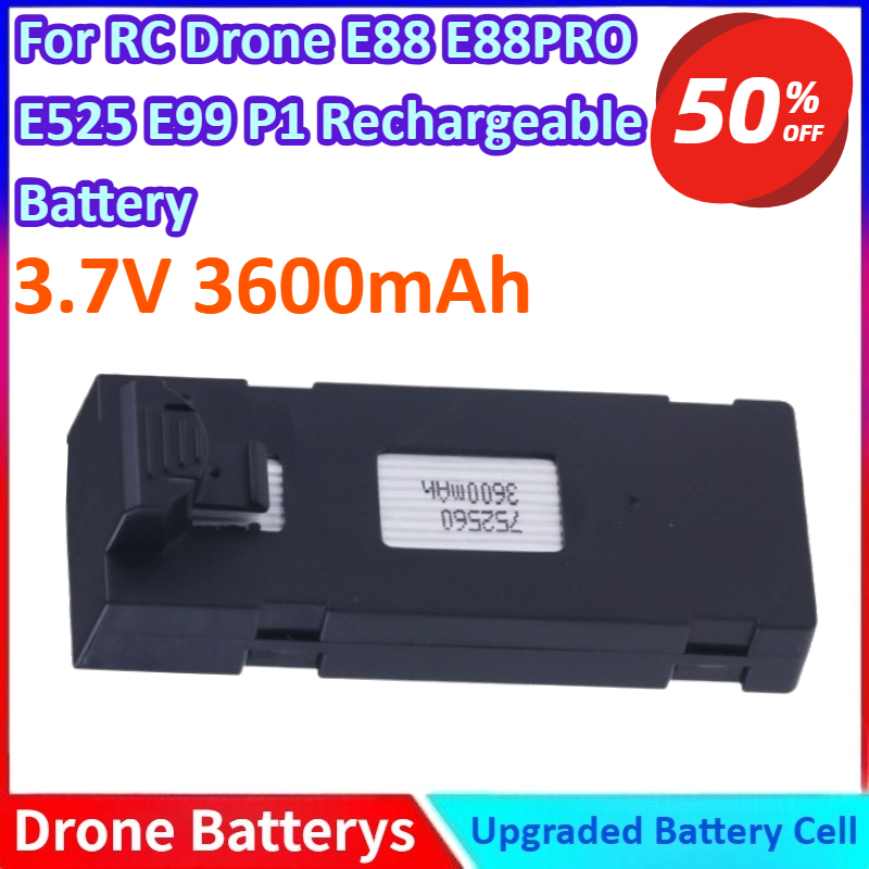Drone Rc E99 - 3.7V 3600mAh New Li-ion Battery for