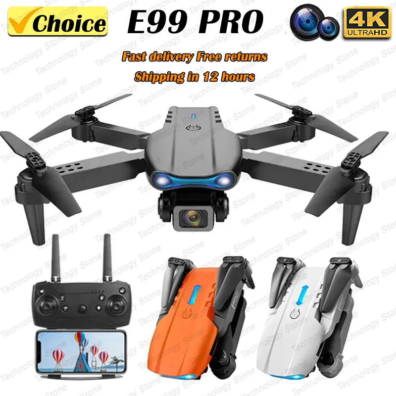 Drone Rc E99 Pro - E99 K3 Pro Foldable Mini Drone