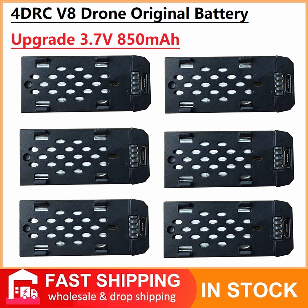 Drone Rc Accessories - 4DRC V8 Drone Original Battery 3.7V