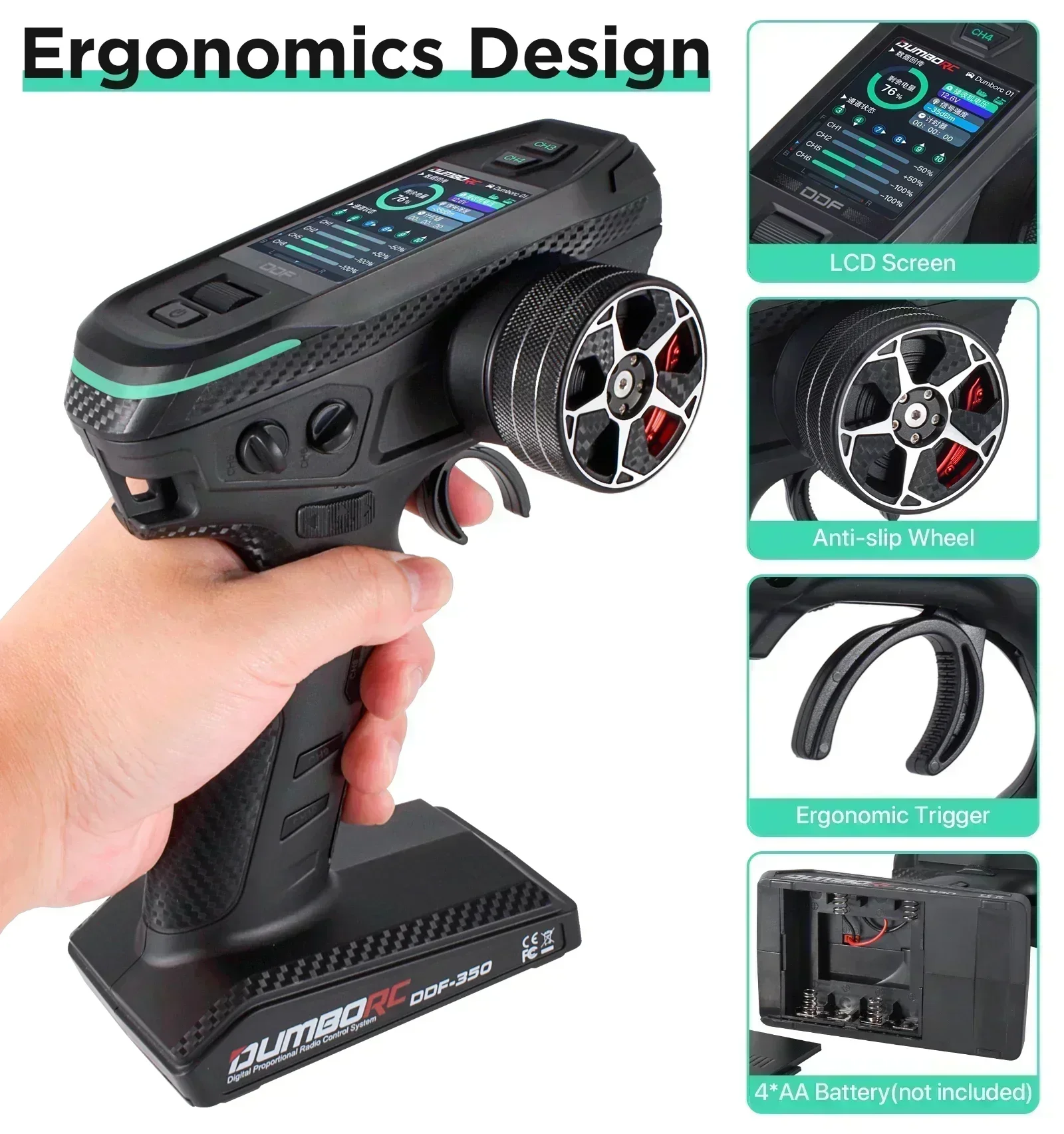 DUMBORC DDF-350 10CH RC Remote - Joystick Rc Drone recension och pris
