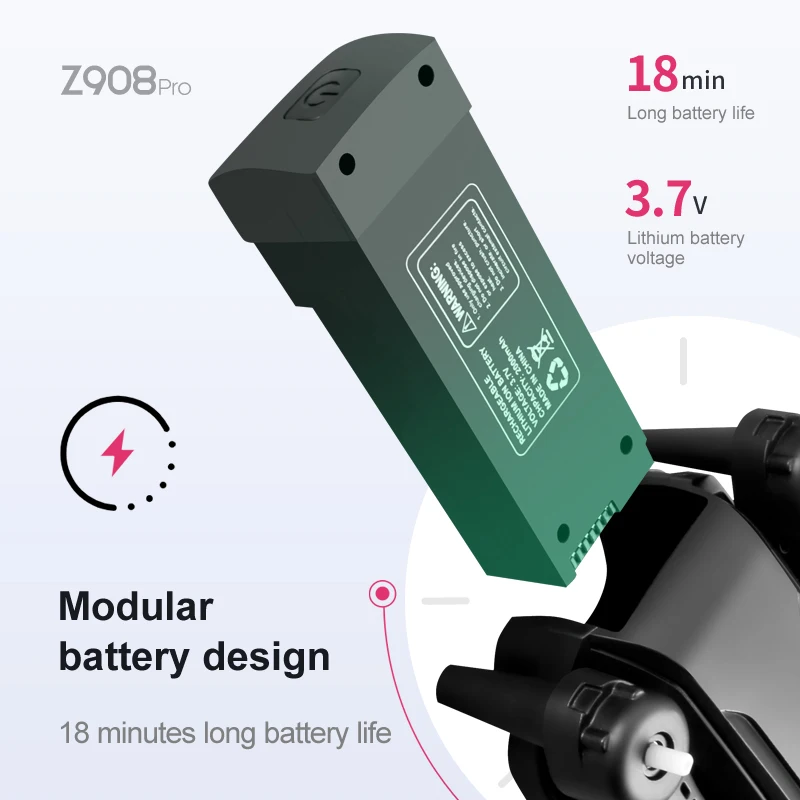 Z908 Pro Max Dron Battery 3.7V - Drone Rc Accessories recension och pris