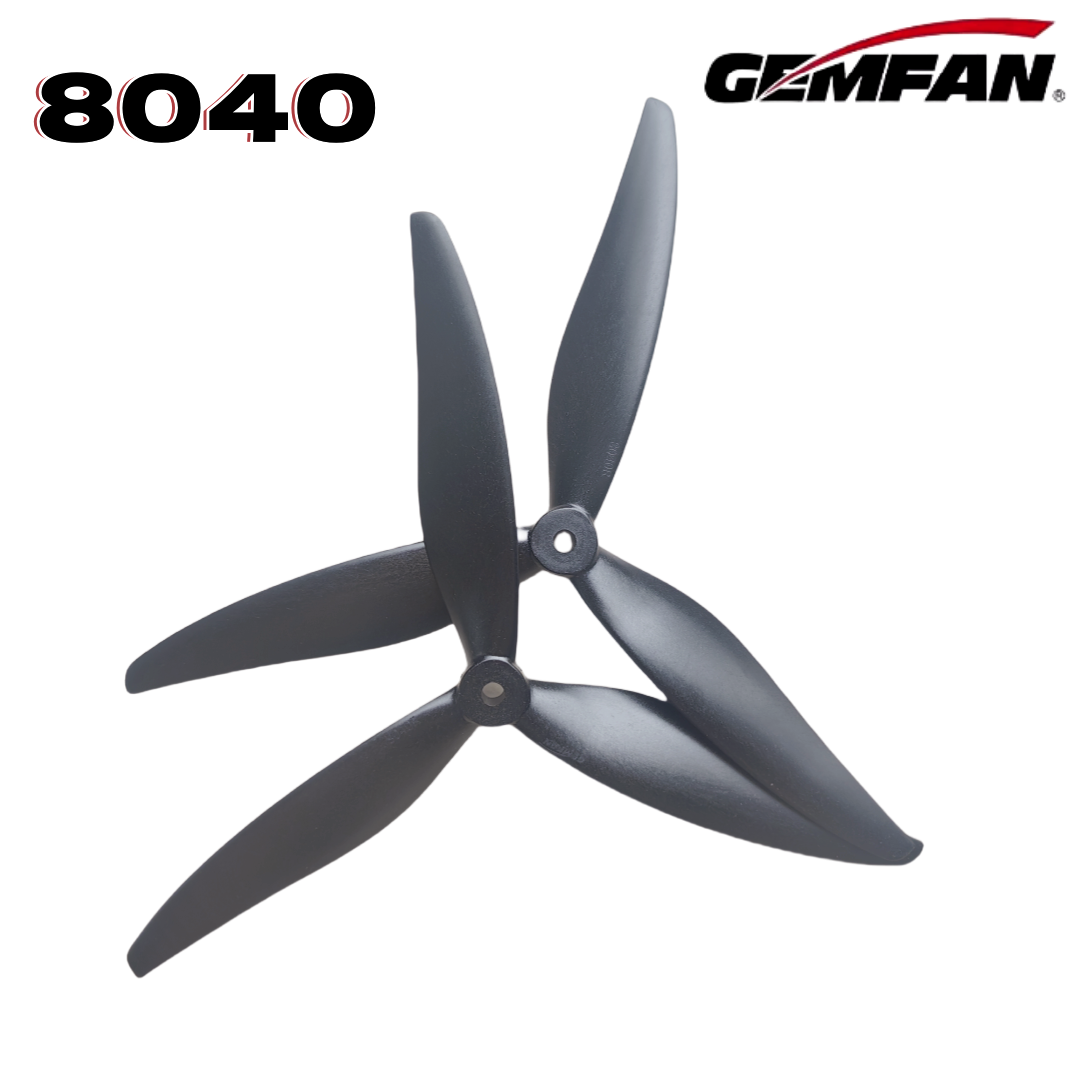 Gemfan 8040 8X4X3 3-blade 8-in - Drone With Rc 2 recension och pris