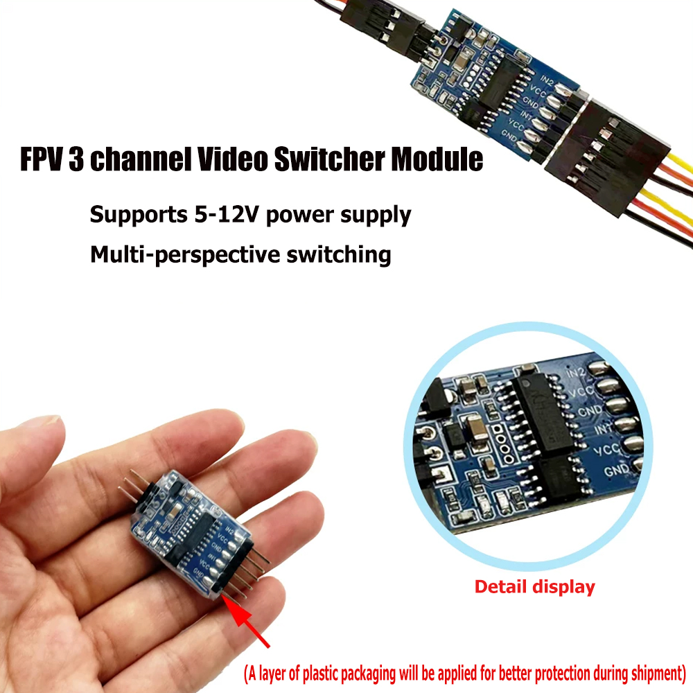 5.8G 3 Channel Video Switcher  - Drone Rc Accessories recension och pris