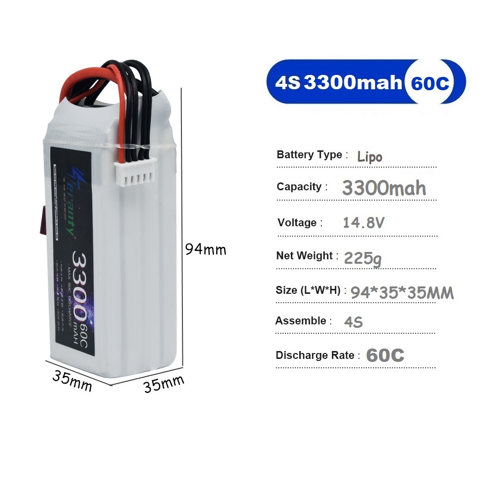 LiPo Rechargeable Battery 4S 3 - Drone Carrera Rc recension och pris