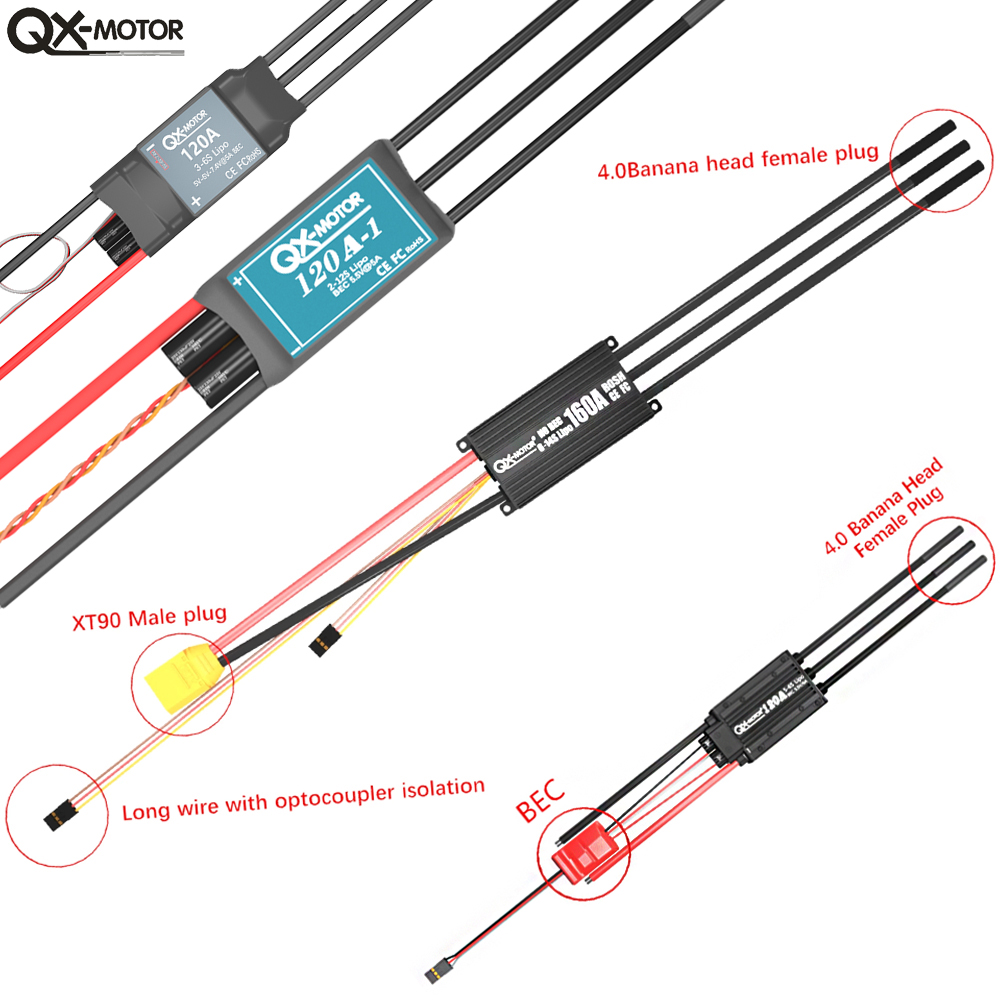 QX-MOTOR Brushless ESC series  - Drone Motor Rc Car recension och pris