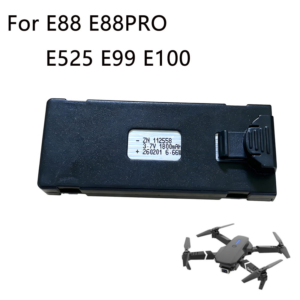E88 Drone Battery 3.7V 1800mAh - Drone Rc E99 recension och pris