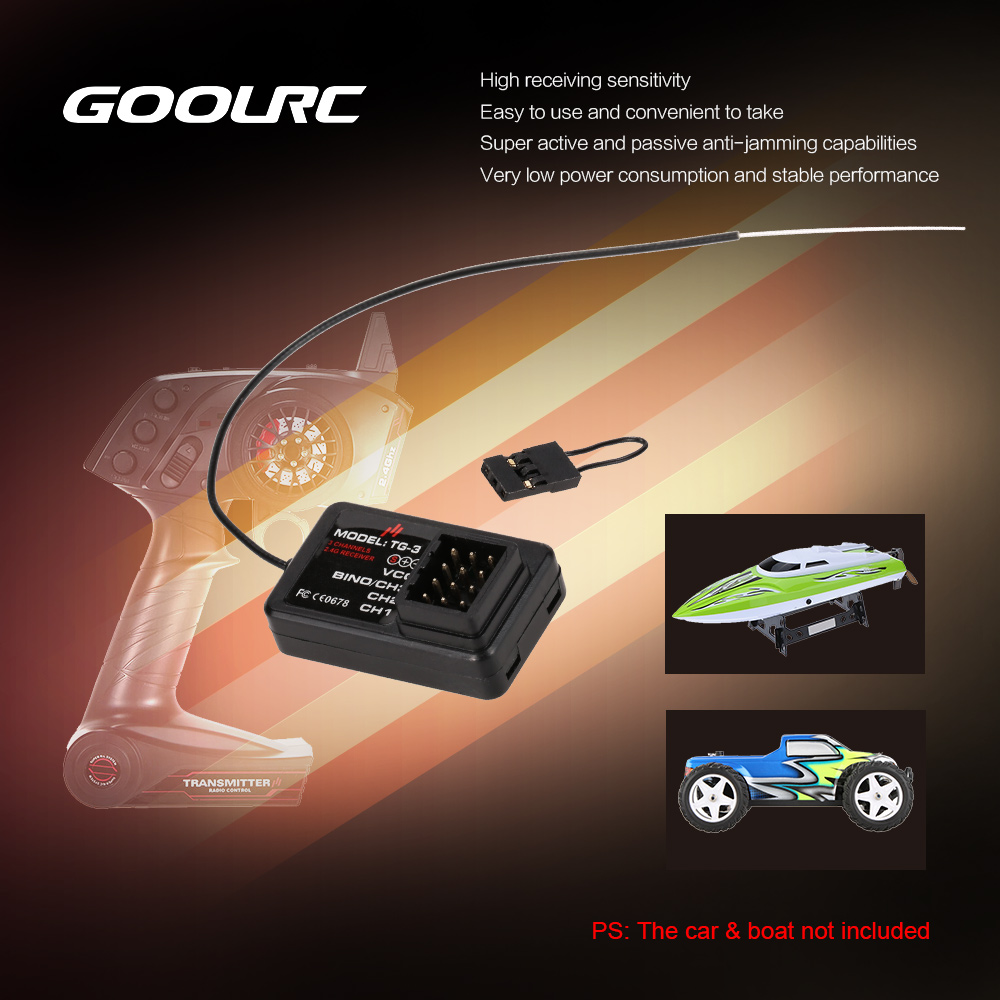 GoolRC TG-3 2.4G 3CH RC Car Bo - Joystick Rc Drone recension och pris