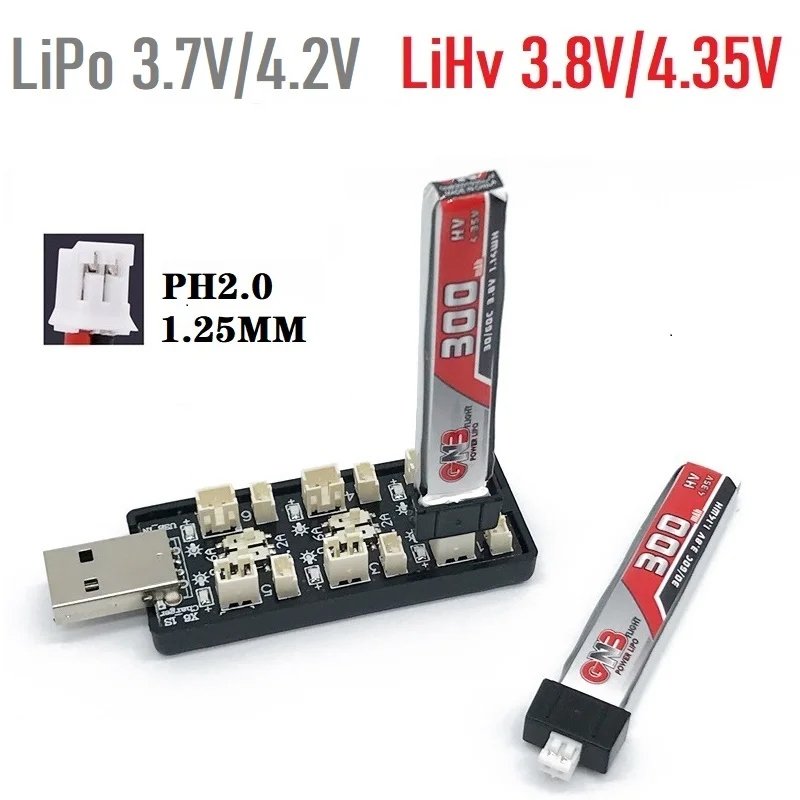 6CH USB 1S LiPo/LiHv 3.7V/4.2V - Drone Rc Board recension och pris