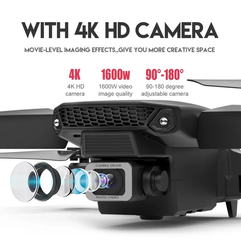 E88 ProIntelligent Folding Dro - Drone Rc Team City recension och pris
