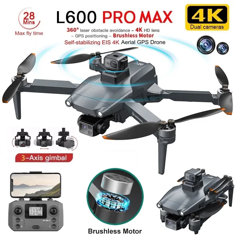 L600 PRO MAX GPS Drone Profess - Drone Rc Team City recension och pris
