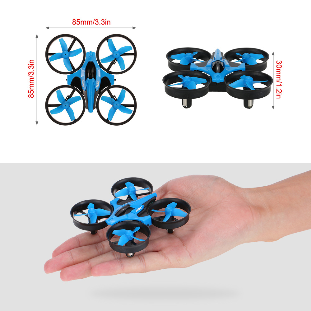 Newest Mini Drone JJRC H36 RC  - Drone Vs Rc Helicopter recension och pris