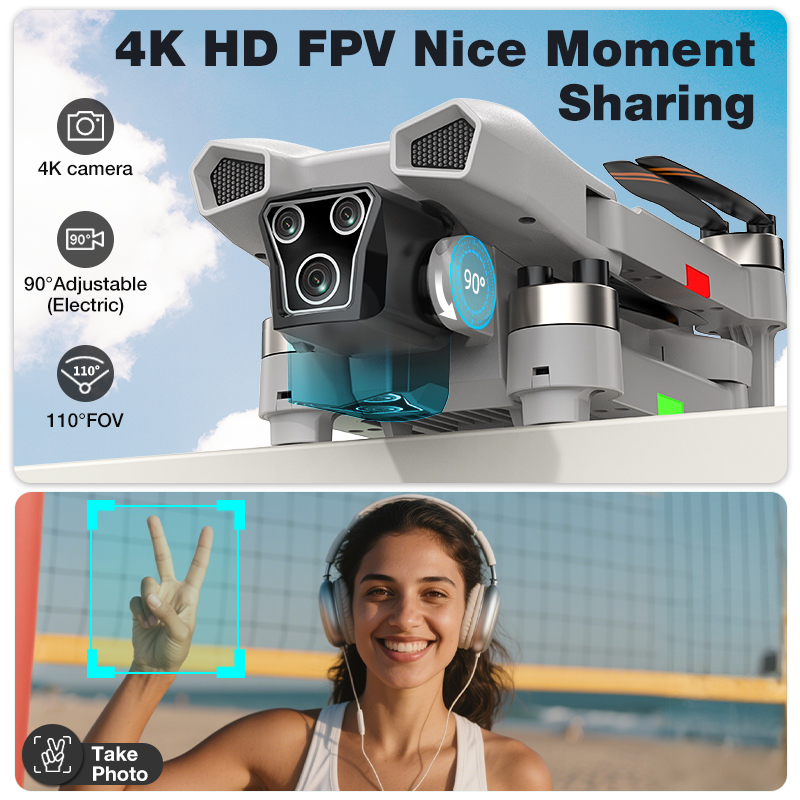 NEW Hot L017 Pro Drone Brushle - Drone Rc Team City recension och pris