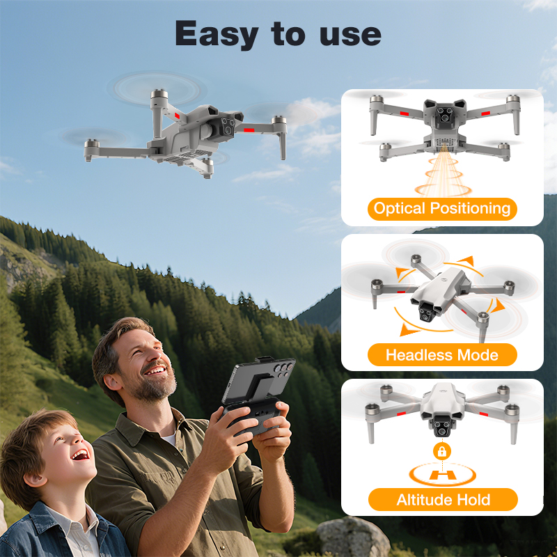 NEW Hot L017 Pro Drone Brushle - Drone Rc Team City recension och pris