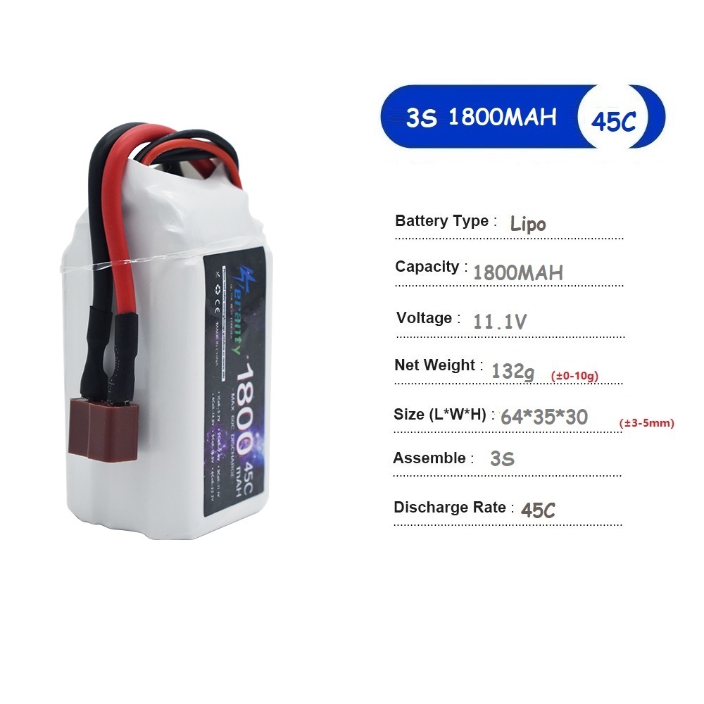 11.1V LiPo Battery 3S 1500mah  - Drone Carrera Rc recension och pris