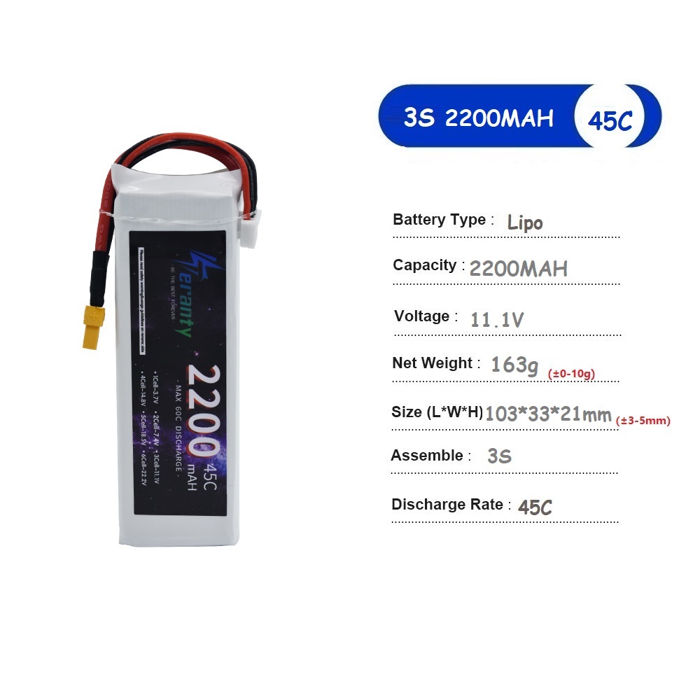 11.1V LiPo Battery 3S 1500mah  - Drone Carrera Rc recension och pris