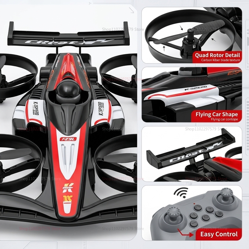 Mini RC Flying Car Transformab - Joystick Rc Drone recension och pris