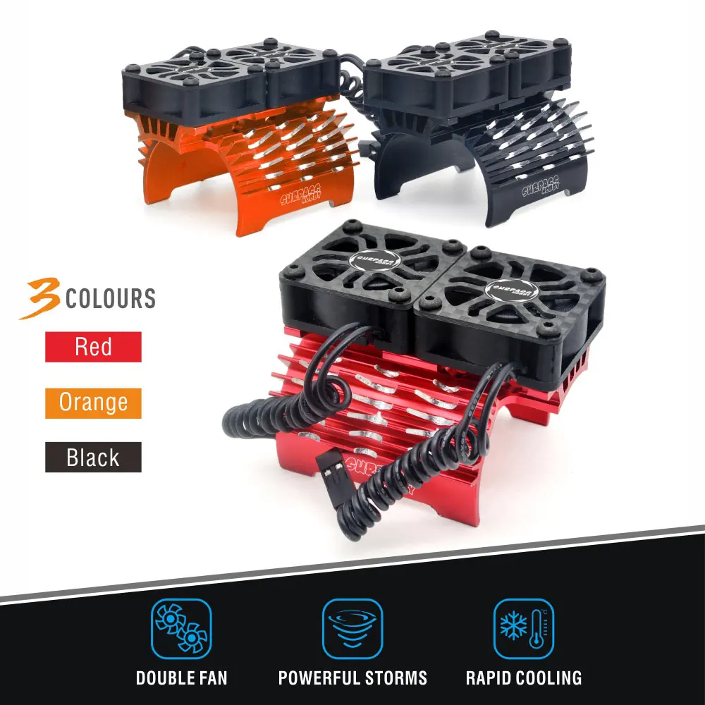 SURPASS HOBBY Dual Cooling Fan - Drone Motor Rc Car recension och pris