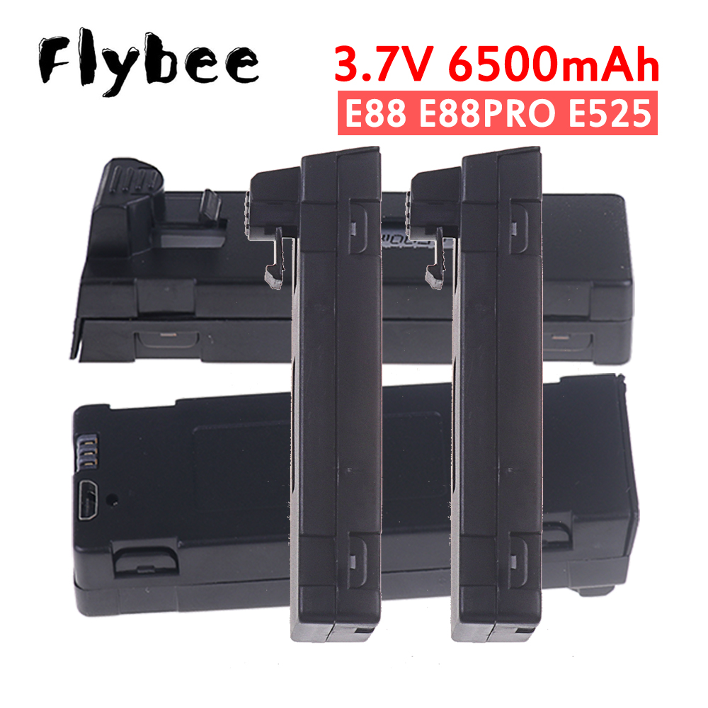 Rechargeable 3.7V 6500mAh E88P - Drone Rc E99 Pro recension och pris