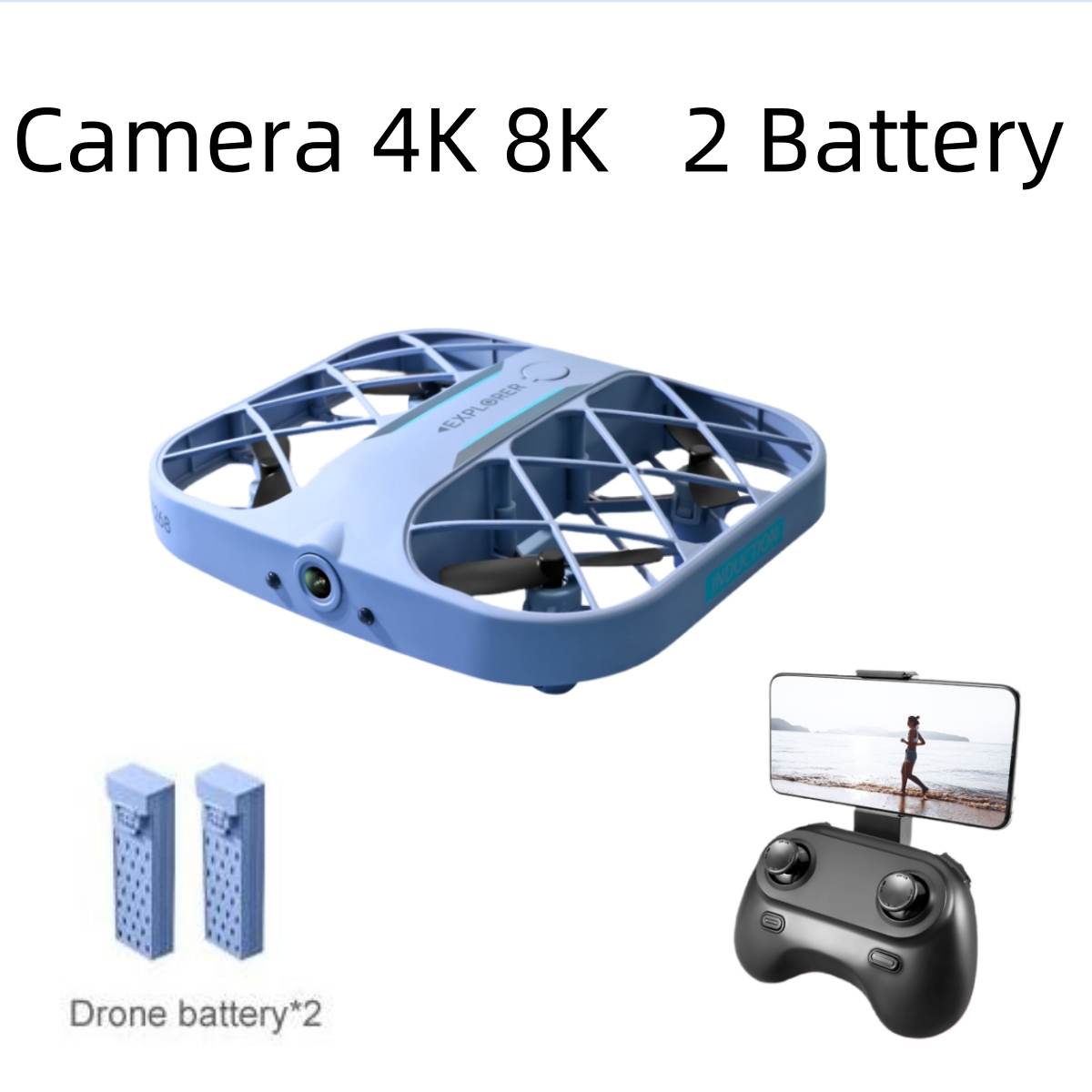 JJRC H107 FPV RC Drone with 2  - Drone Vs Rc Helicopter recension och pris