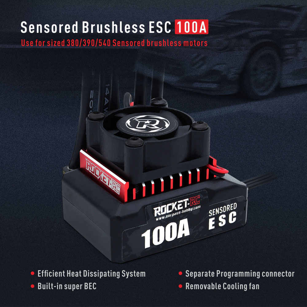 Rocket RC Sensored Brushless E - Drone Motor Rc Car recension och pris